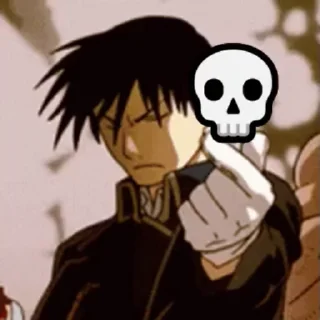 Roy Mustang sticker 3