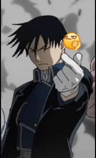 🌟 emoji Roy Mustang Telegram sticker 10 of 107