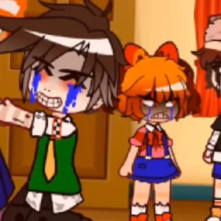😭 emoji Ура стикеры с Афтономи и не только Telegram sticker 8 of 14