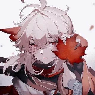 🍁 emoji ᴋᴀᴇᴅᴇʜᴀʀᴀ ᴋᴀᴢᴜʜᴀ|@UvU_ua Telegram sticker 17 of 120
