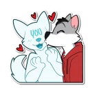 😚 emoji HugsAndrzej🦊 part 2 — @stckrRobot Telegram sticker 13 of 120