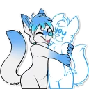 💙 emoji HugsAndrzej🦊 part 2 — @stckrRobot Telegram sticker 24 of 120