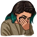 😞 emoji Эмоции - 1 — @stckrRobot Telegram sticker 13 of 118