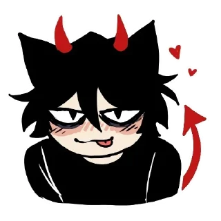 😈 emoji Крінжик і проча залупа для розумово неповноцінних Telegram sticker 2 of 101