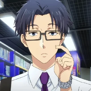 🤍 emoji Wotakoi Telegram sticker 5 of 82