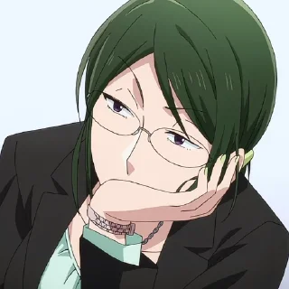 🤍 emoji Wotakoi Telegram sticker 12 of 82