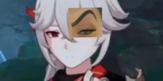 🤨 emoji Genshin пепси Telegram sticker 6 of 55