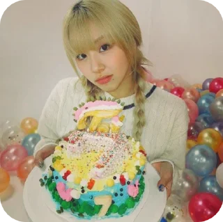 🎂 emoji Chaeyoung @teahousewithcookies Telegram sticker 4 of 45
