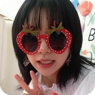 🕶 emoji Chaeyoung @teahousewithcookies Telegram sticker 7 of 45