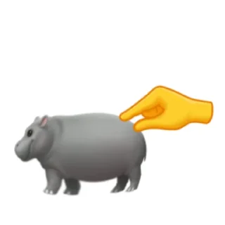 🦛 emoji доооо и нээээ :: @gptVPNrbot Telegram sticker 9 of 9