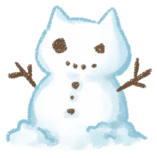 ⛄ emoji @sticksbb <— больше стиков💓💘💞 Telegram sticker 11 of 41