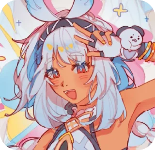 🦭 emoji МИЛАНКА @KUKKI_I Telegram sticker 23 of 44