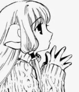 🫣 emoji chobits Telegram sticker 7 of 51