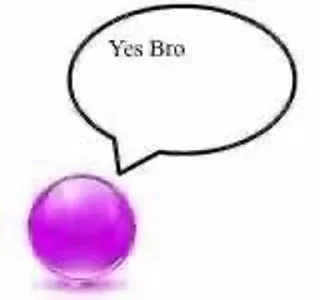 Sticker from hey bro