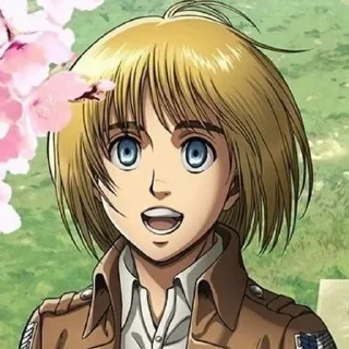 Armin Arlert / by: Ежевика sticker 3