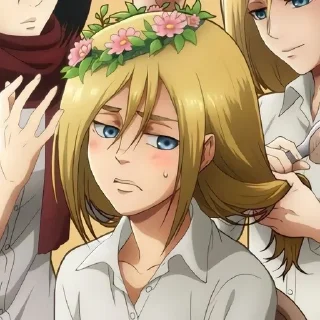 😽 emoji Armin Arlert / by: Ежевика Telegram sticker 5 of 45