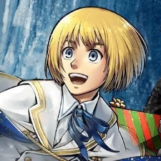 Armin Arlert / by: Ежевика sticker 1