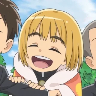 😃 emoji Armin Arlert / by: Ежевика Telegram sticker 10 of 45