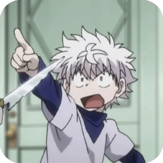 Sticker from Killua Zoldyck • @Earth928B