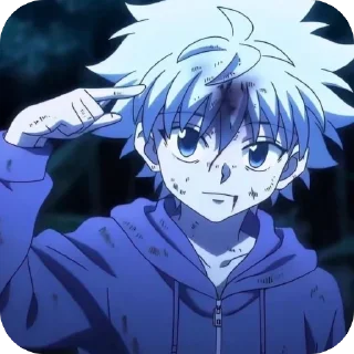 Sticker from Killua Zoldyck • @Earth928B