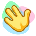 👋 emoji Unicorn Emoji 🦄 @xkysluv Telegram sticker 23 of 50