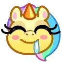 🤤 emoji Unicorn Emoji 🦄 @xkysluv Telegram sticker 18 of 50