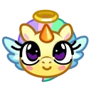 👼 emoji Unicorn Emoji 🦄 @xkysluv Telegram sticker 4 of 50