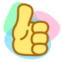 👍 emoji Unicorn Emoji 🦄 @xkysluv Telegram sticker 22 of 50