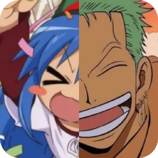 Sticker from Konata or Zoro @DarKYnvm