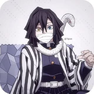 👍 emoji Obanai @demonslayerstickersss Telegram sticker 5 of 65