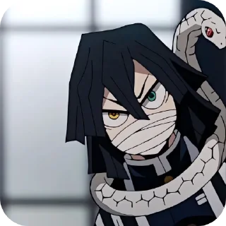 👍 emoji Obanai @demonslayerstickersss Telegram sticker 8 of 65