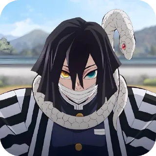 📖 emoji Obanai @demonslayerstickersss Telegram sticker 22 of 65