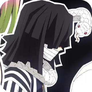 👍 emoji Obanai @demonslayerstickersss Telegram sticker 10 of 65