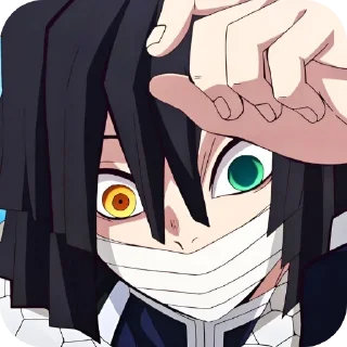 👄 emoji Obanai @demonslayerstickersss Telegram sticker 23 of 65