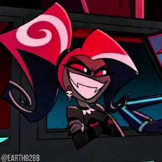 😘 emoji @EARTH928B ⌥ HAZBIN HOTEL SEASON 2 ОТЕЛЬ ХАЗБИН Telegram sticker 20 of 95