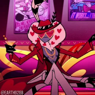 🥰 emoji @EARTH928B ⌥ HAZBIN HOTEL SEASON 2 ОТЕЛЬ ХАЗБИН Telegram sticker 18 of 95