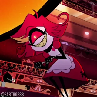 😍 emoji @EARTH928B ⌥ HAZBIN HOTEL SEASON 2 ОТЕЛЬ ХАЗБИН Telegram sticker 16 of 95