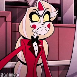 😡 emoji @EARTH928B ⌥ HAZBIN HOTEL SEASON 2 ОТЕЛЬ ХАЗБИН Telegram sticker 8 of 95