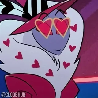 🥰 emoji @CLOOBHUB HAZBIN HOTEL 2 ОТЕЛЬ ХАЗБИН СЕЗОН SEASON Telegram sticker 11 of 35