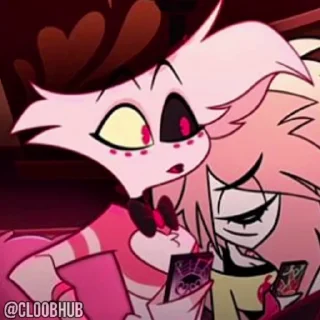 😎 emoji @CLOOBHUB HAZBIN HOTEL 2 ОТЕЛЬ ХАЗБИН СЕЗОН SEASON Telegram sticker 5 of 35