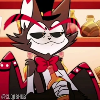 😈 emoji @CLOOBHUB HAZBIN HOTEL 2 ОТЕЛЬ ХАЗБИН СЕЗОН SEASON Telegram sticker 15 of 35