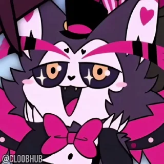 😈 emoji @CLOOBHUB HAZBIN HOTEL 2 ОТЕЛЬ ХАЗБИН СЕЗОН SEASON Telegram sticker 20 of 35