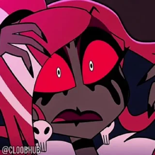 😡 emoji @CLOOBHUB HAZBIN HOTEL 2 ОТЕЛЬ ХАЗБИН СЕЗОН SEASON Telegram sticker 8 of 35