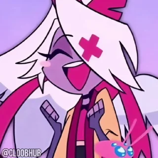 😘 emoji @CLOOBHUB HAZBIN HOTEL 2 ОТЕЛЬ ХАЗБИН СЕЗОН SEASON Telegram sticker 9 of 35
