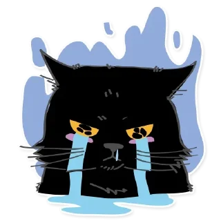 Sticker from Black Cat @TVstickers