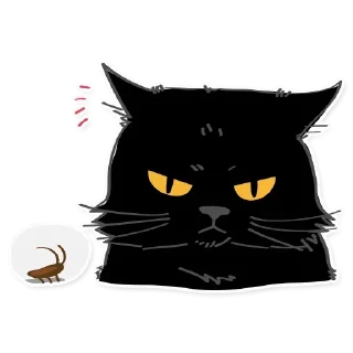 Sticker from Black Cat @TVstickers