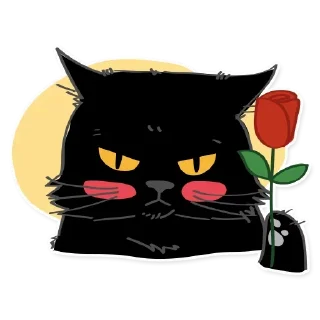 Sticker from Black Cat @TVstickers