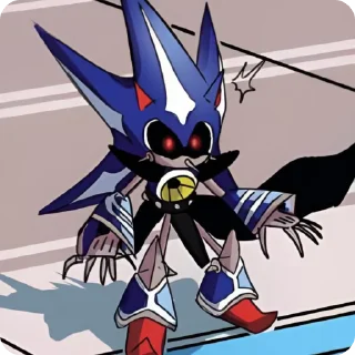🌌 emoji Metall Sonic Telegram sticker 18 of 35