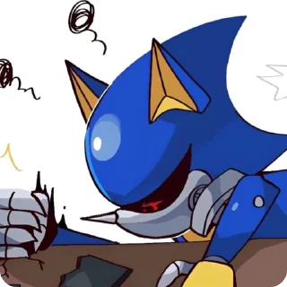 🌌 emoji Metall Sonic Telegram sticker 24 of 35