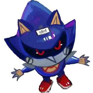 🎩 emoji Metall Sonic Telegram sticker 6 of 35